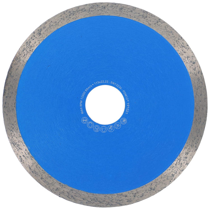 PRODIAMANT Profi Diamant-Trennscheibe Prorim 115 mm x 22,23 mm kein ausbrechen bei glasierten Fliese