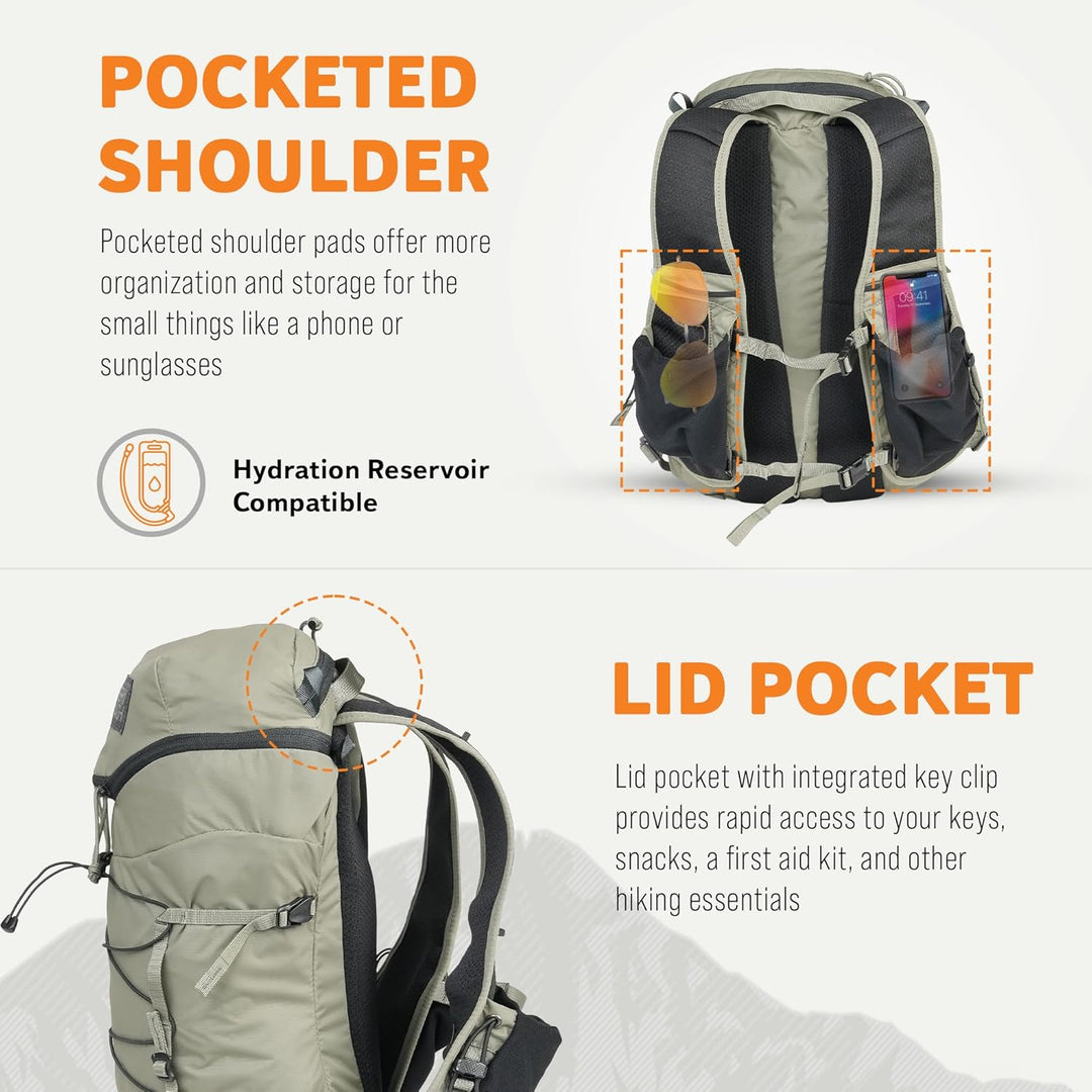 Mystery Ranch Gallagator 15 Reisetasche zum Wandern Rucksack Daypack Zweig S-M, Zweig S-M