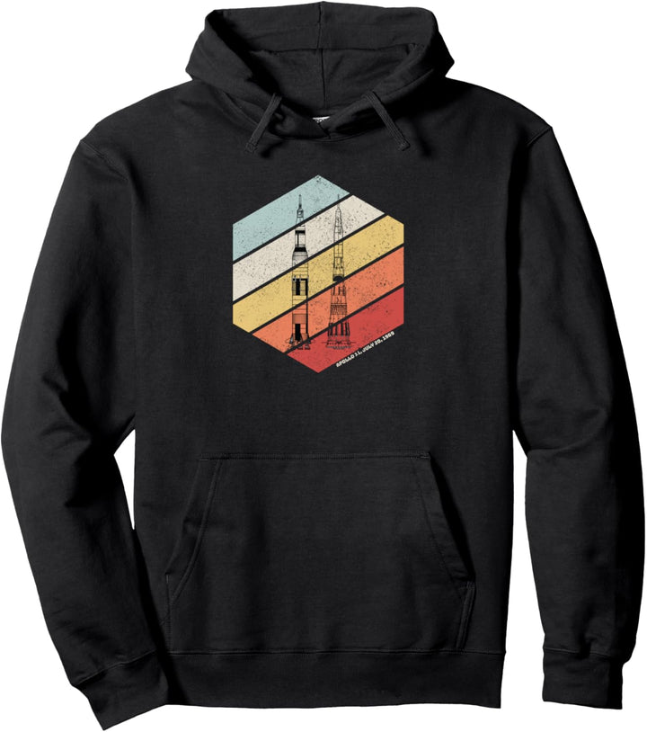50. Mondlandung Jahrestag – Apollo 11 Lauch Raketen Pullover Hoodie