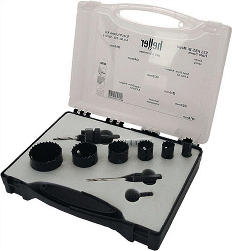 Heller Tools HSS Bi-Metall-Lochsägen Set 9-teilig, 0933-26015