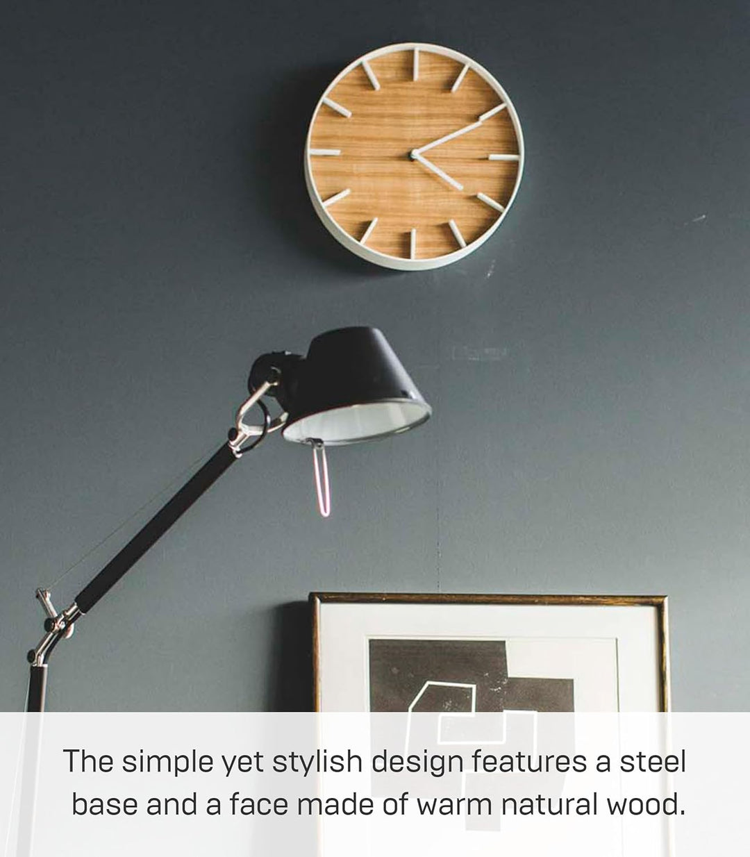 Wall clock - Rin - beige Weiss Single, Weiss Single