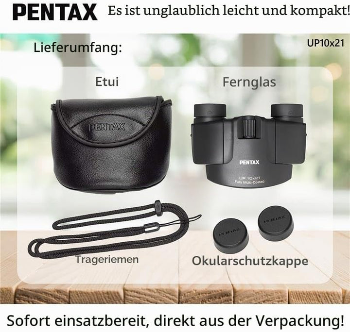 Ricoh 61804 Fernglas schwarz 10x21 Classic Single, 10x21 Classic Single
