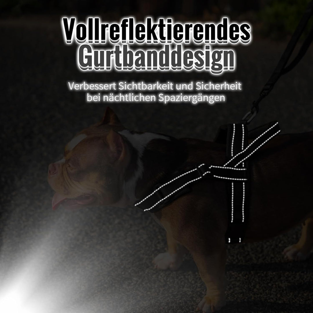 Arblina Hundegeschirr, Anti-Zug Hundegeschirr für Mittelgrosse und Grosse Hunde, T-förmiges Anti Zie
