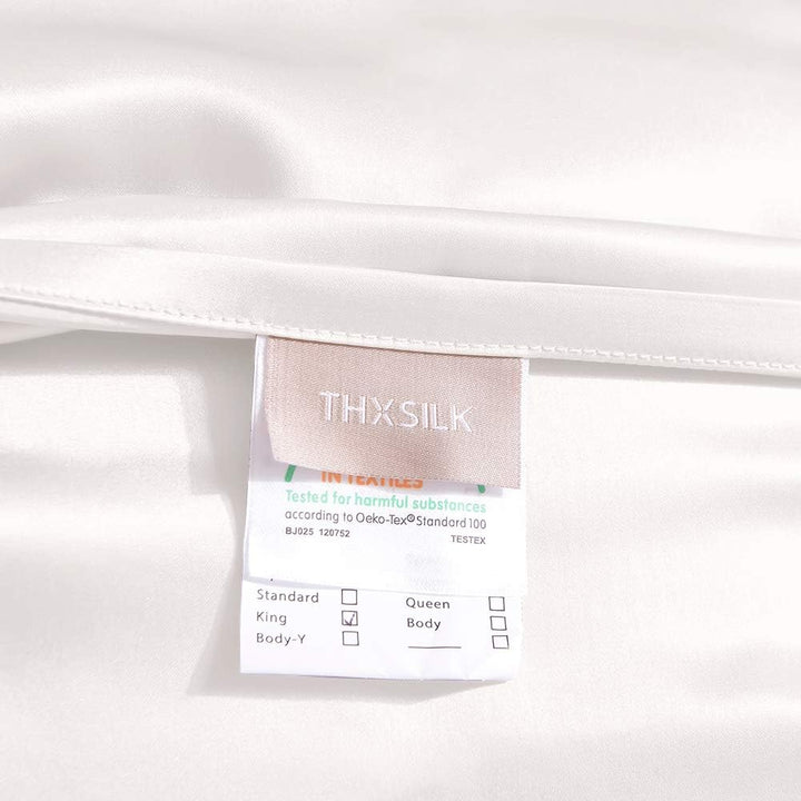 THXSILK 25 Momme Seide Kissenbezug für Haar und Haut - Maulbeerseide Kissenbezug - Hypoallergen mit