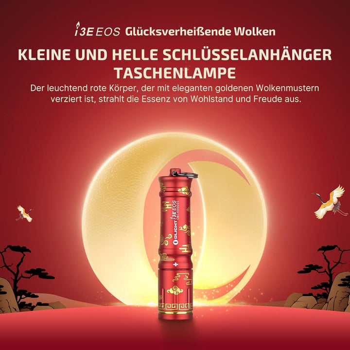OLIGHT I3E EOS Mini LED Taschenlampe Schlüsselanhänger 90 Lumen und 44m Reichweite, kleine Taschenla