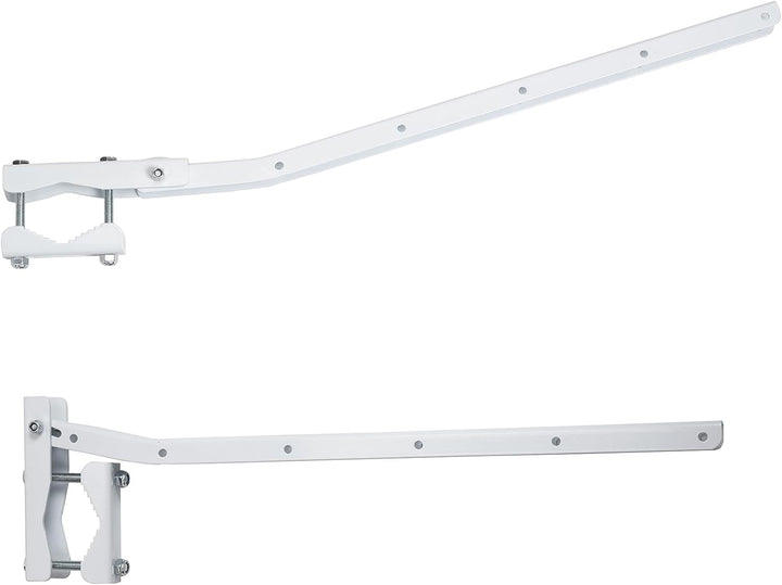 Sauvic 89415 Wäscheständer für Geländer, weiss, anpassungsfähiger und klappbarer 63 cm.