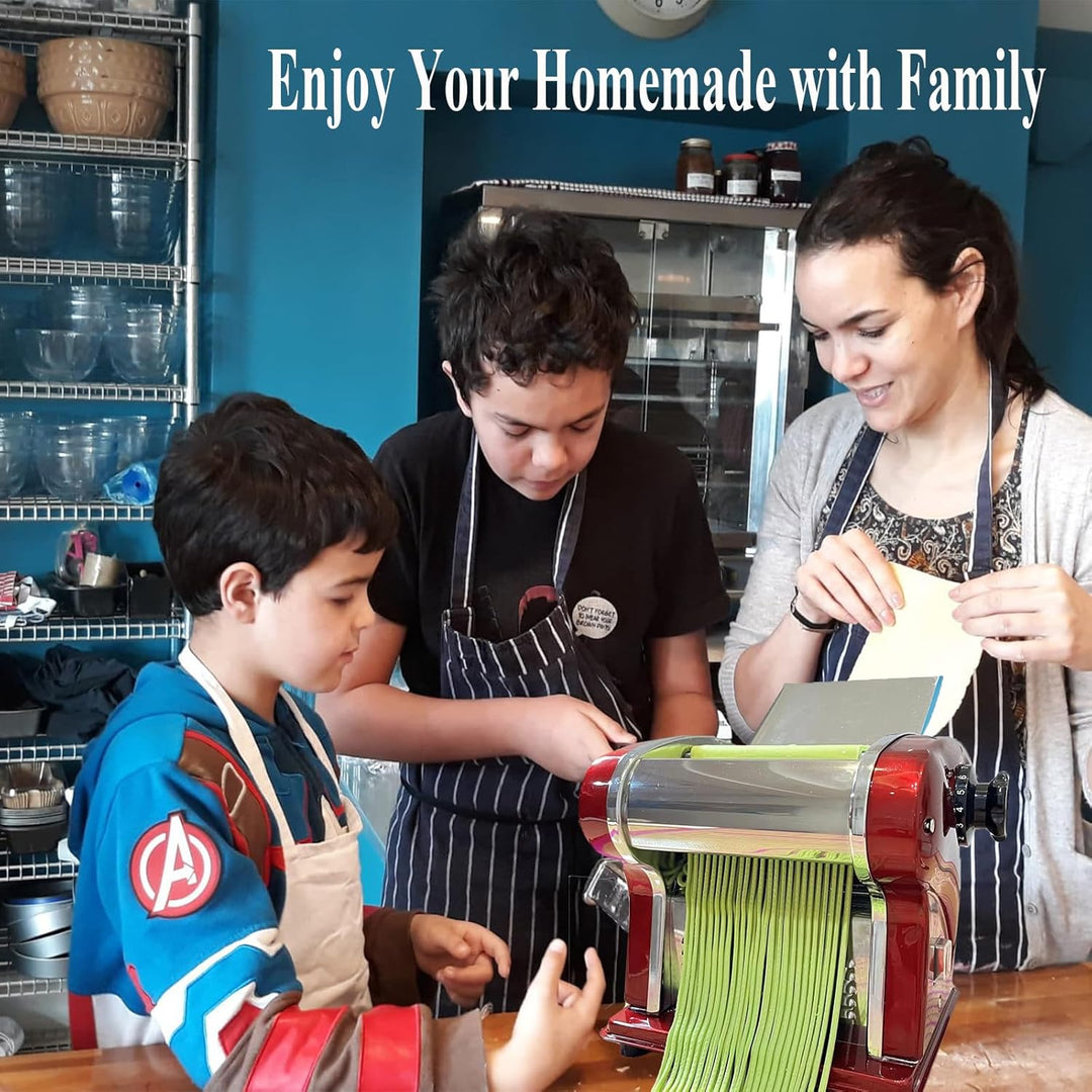 Elektrische Nudelmaschine, Automatische Nudelmaschine mit 350 W Gross Leistungsstark für den Haus- u