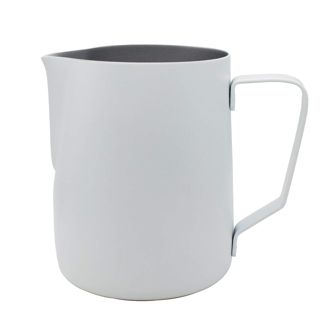 1 Stück Milchschaumkrug, Pitcher Krug Edelstahl, Schaumbecher für Kaffee und Latte Art, Schäumende M