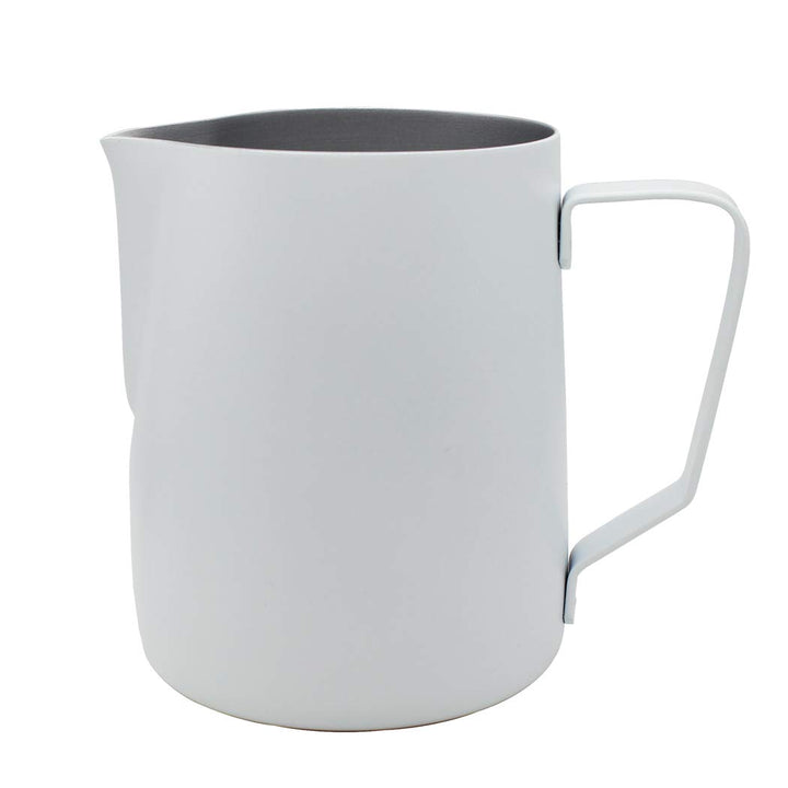 1 Stück Milchschaumkrug, Pitcher Krug Edelstahl, Schaumbecher für Kaffee und Latte Art, Schäumende M