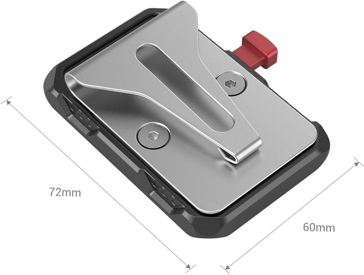 SMALLRIG Mini V Mount Batterieplatte mit Gürtelclip - 2990