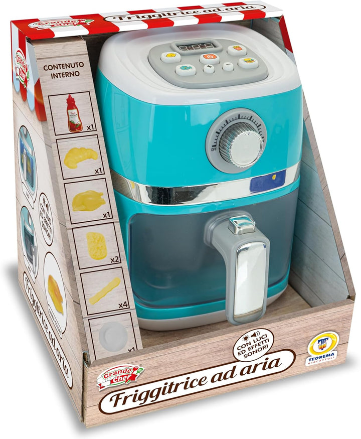 Teorema Giocattoli, Luftfritteuse, Haushaltsgeräte Spielzeug mit magischem Essen mit Farbwechsel, re