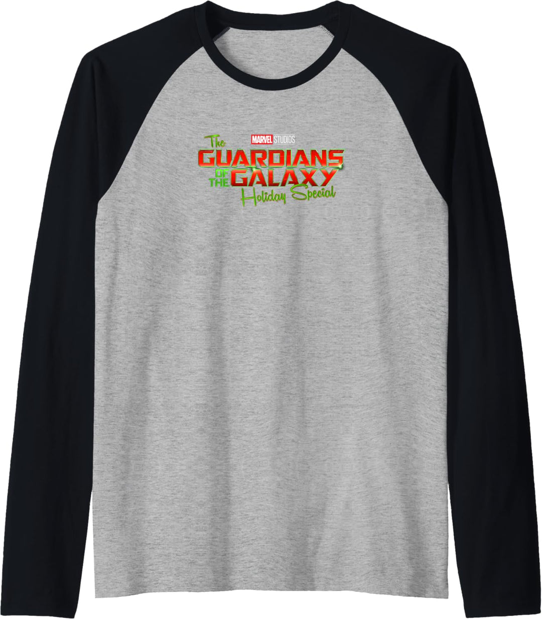 Marvel The Guardians Of The Galaxy Holiday Special Logo Raglan