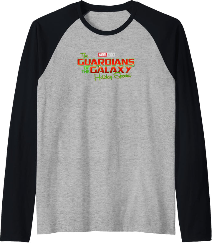 Marvel The Guardians Of The Galaxy Holiday Special Logo Raglan