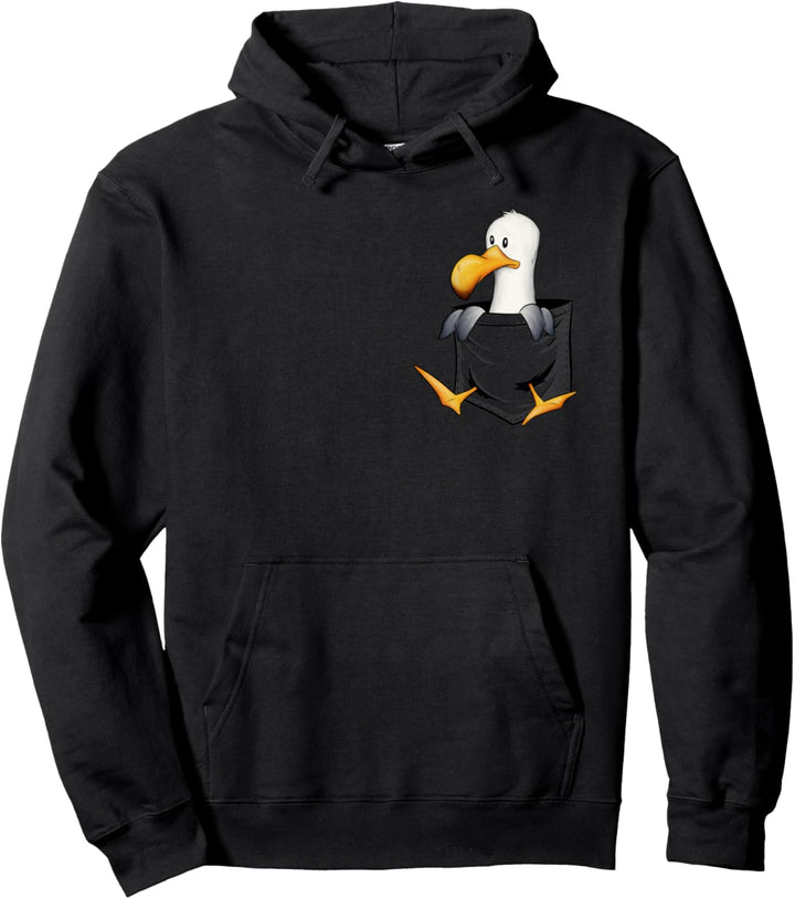 Lustiger Vogel Möwe In Deiner Tasche Pullover Hoodie