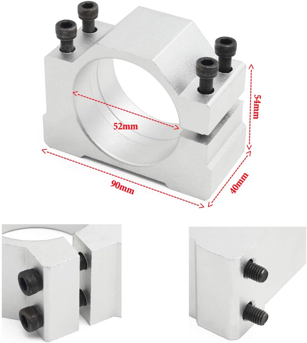 RATTMMOTOR 500W Luftkühlumg Spindelmotor Kit 0.5kW ER11 12000U/min Mini Spindelmotor und 220V PWM Dr
