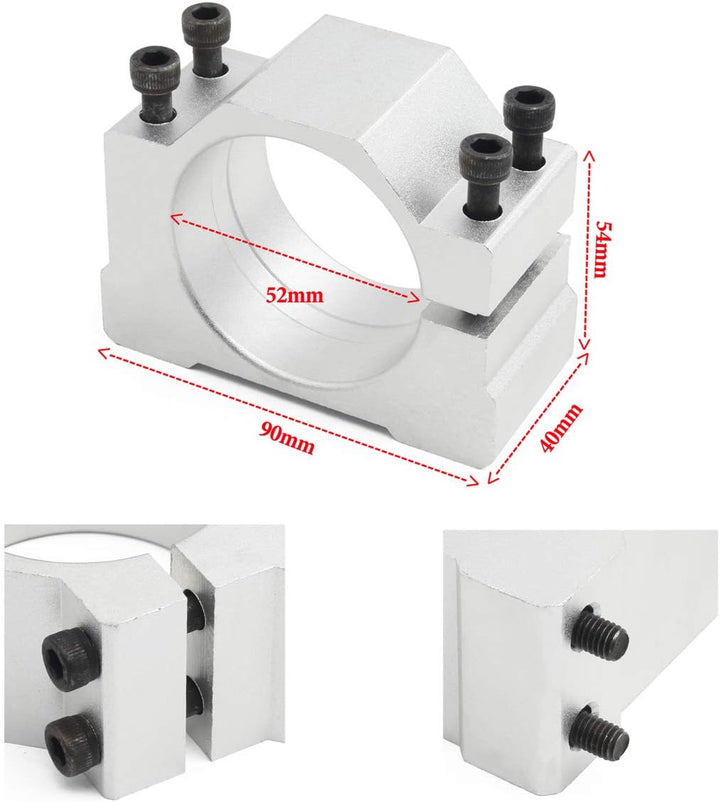 RATTMMOTOR 500W Luftkühlumg Spindelmotor Kit 0.5kW ER11 12000U/min Mini Spindelmotor und 220V PWM Dr