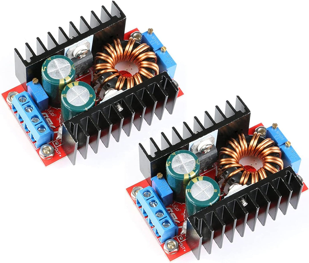TECNOIOT 2 STÜCKE DC-DC 9-35 V bis 1-35 V 80 W Step Up Down Buck Boost Converter Netzteilmodul