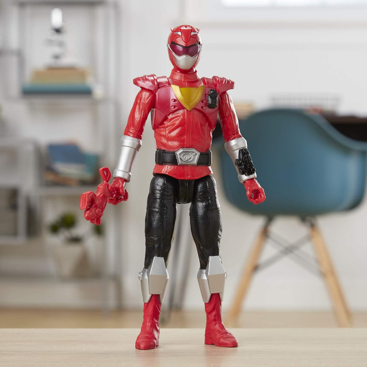 Power Rangers 30 cm grosse Beast Morphers Beast-X Roter Ranger Action-Figur TV-Serie