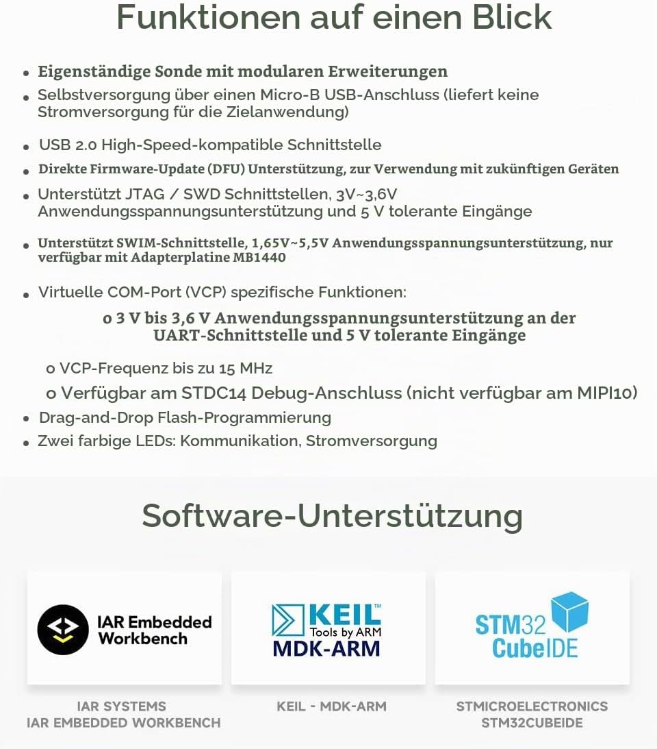 Waveshare STLINK-V3SET Modular in-Circuit Debugger and Programmer for STM32/STM8 Microcontrollers St