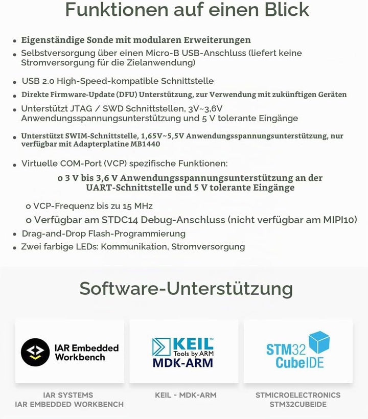 Waveshare STLINK-V3SET Modular in-Circuit Debugger and Programmer for STM32/STM8 Microcontrollers St