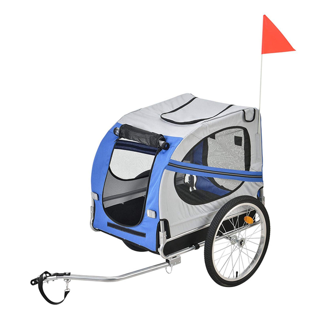 fahrradanhänger Hunde, hundeanhänger, wasserdichtes Oxford-Tuch, maximale Belastung 40 kg, faltbar,