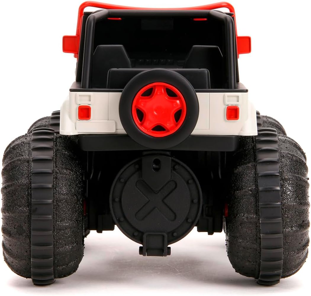 Jada Toys Jurassic Park RC Sea and Land Jeep 1:16, Mehrfarbig, 253255045