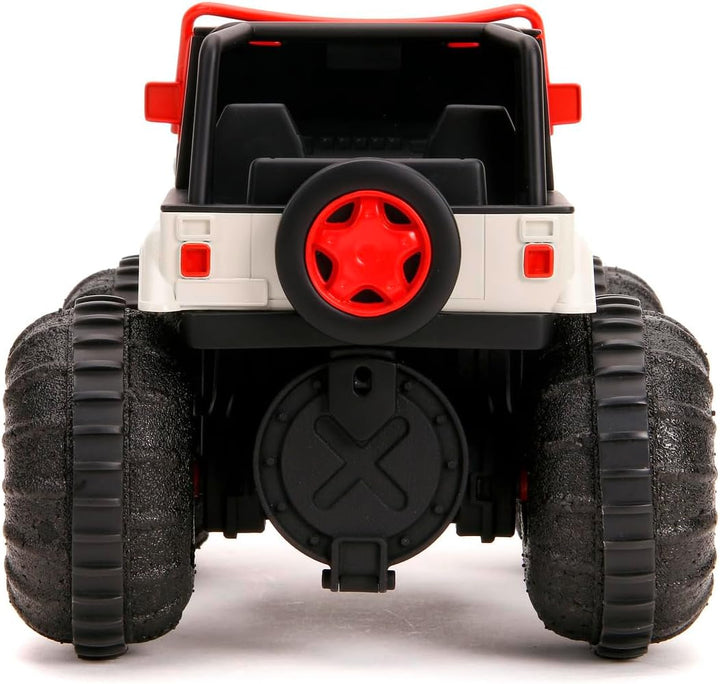 Jada Toys Jurassic Park RC Sea and Land Jeep 1:16, Mehrfarbig, 253255045