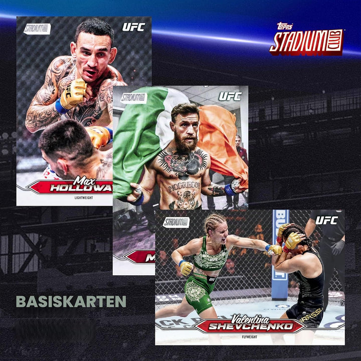 2025 Topps Stadium Club, UFC, werksseitig versiegelt, Vorteilsbox