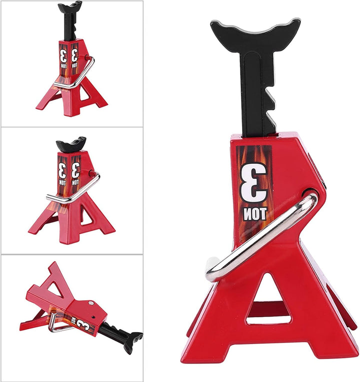 RC Jack Stand, Jack Stand, Red 3 Ton 6 Ton D90 Axial Wraith SCX10 RC Crawler Car im Massstab 1:10