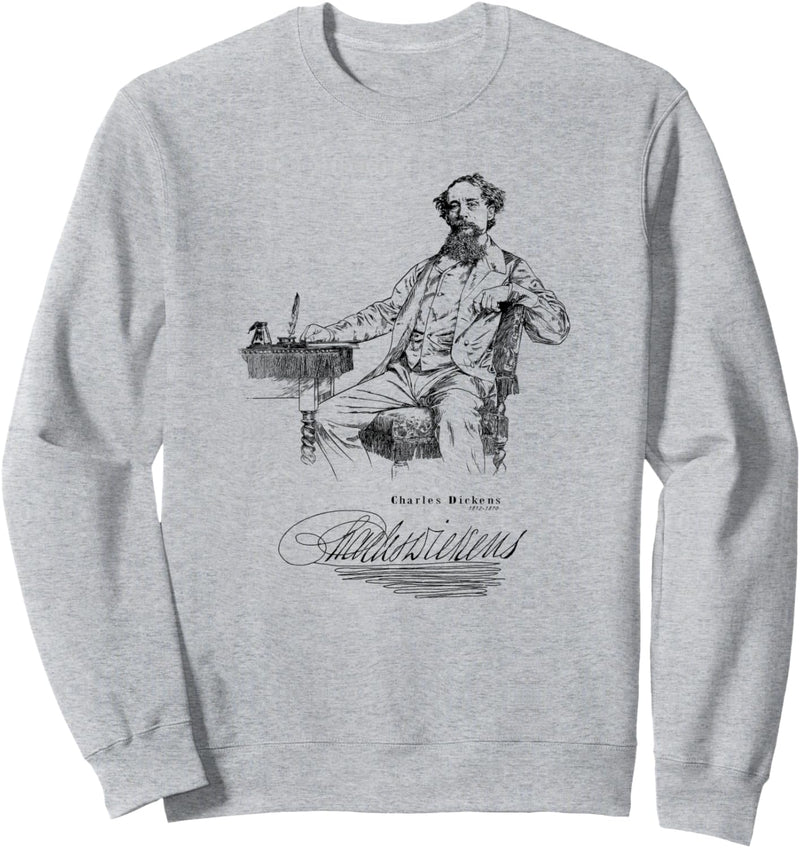 Charles Dickens-englischer Schriftsteller-Romanautor-Bücher Sweatshirt