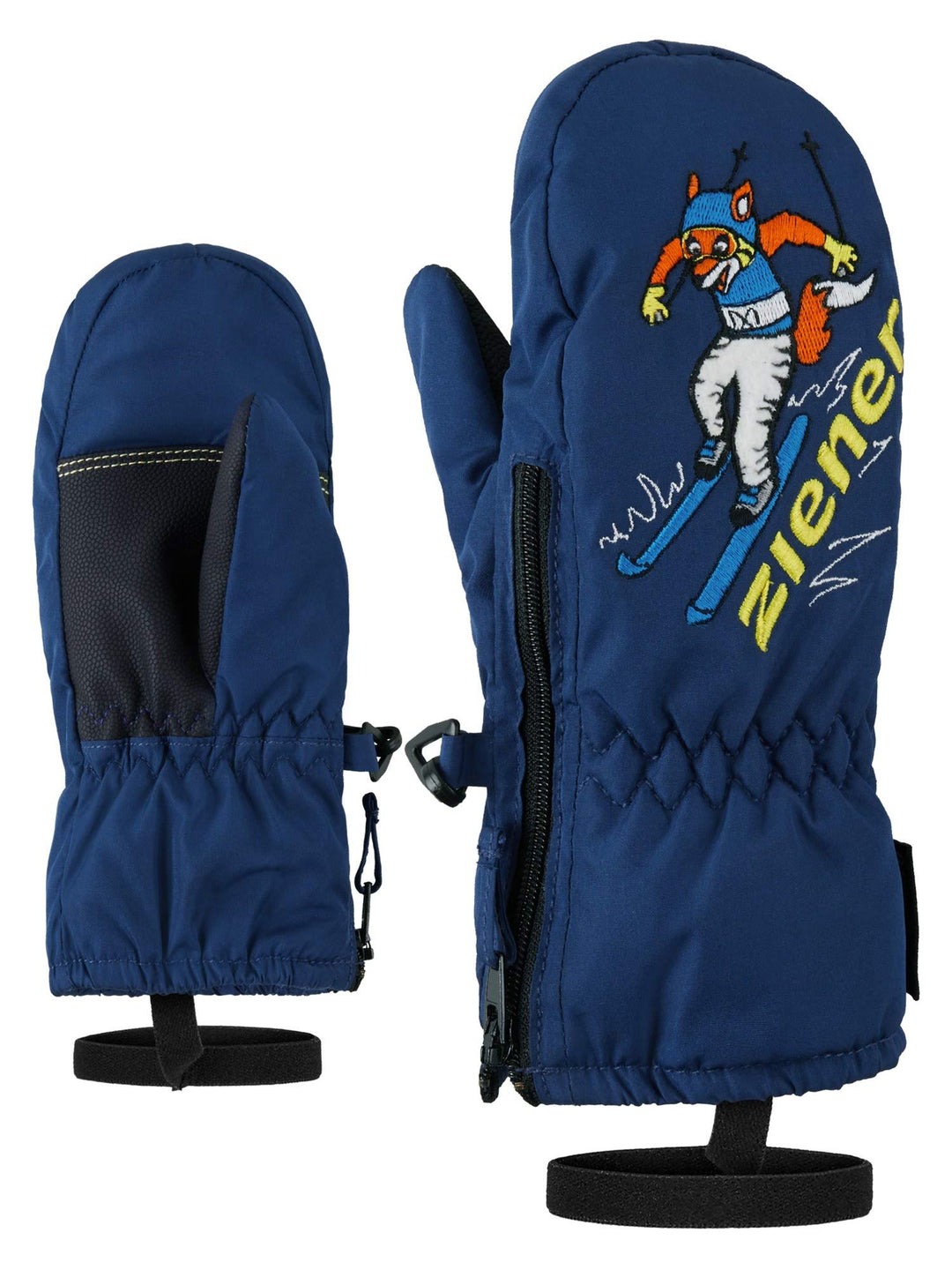 Ziener LE Zoo Minis Handschuh Junior, Unisex Kinder 92cm Blau / Weiss (Estate Blue / White), 92cm Bl