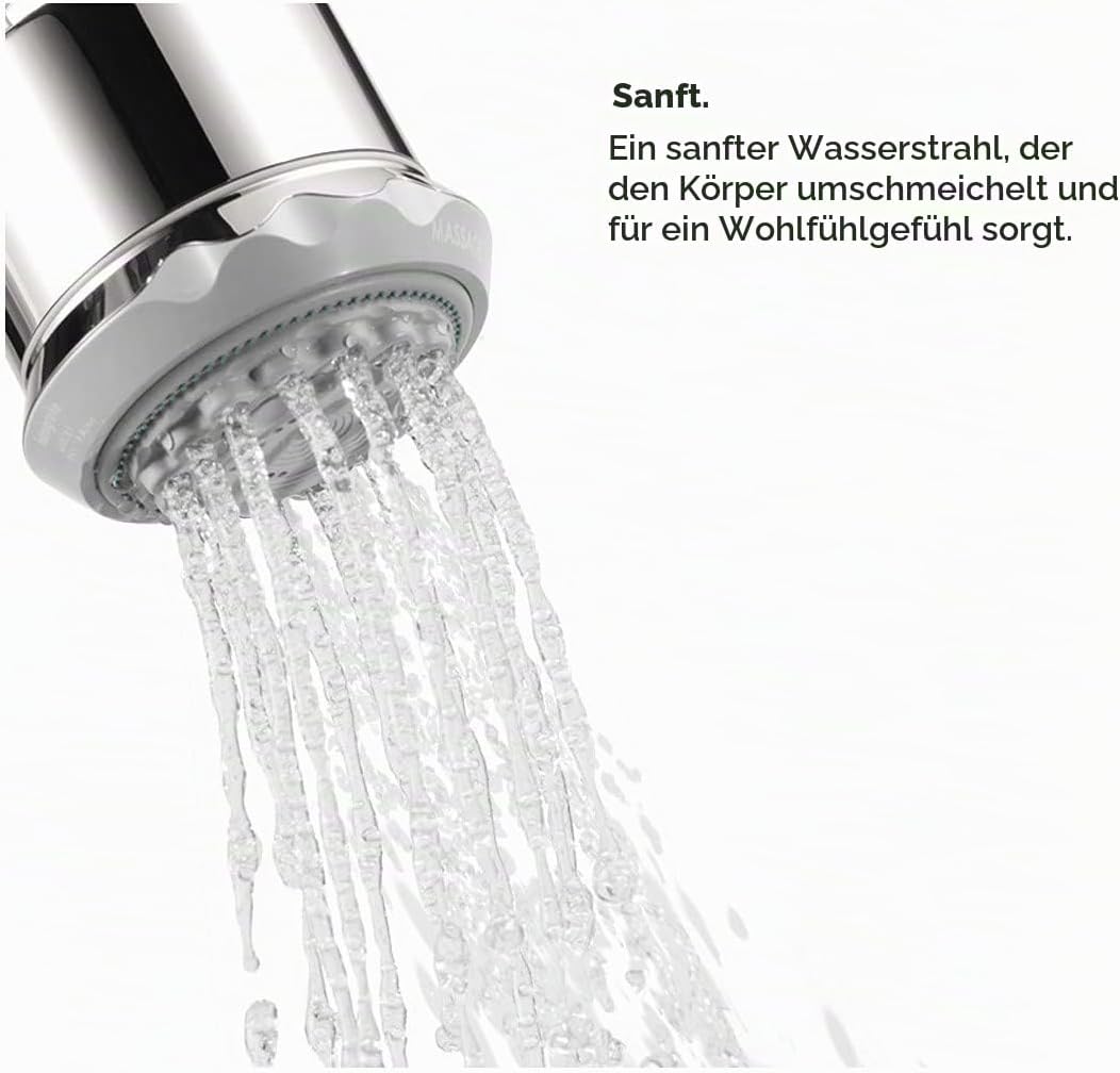Hansgrohe HG28496001 Clubmaster Showerhead, Chrome, 4.02 x 3.54 x 3.54 inches, Chrome