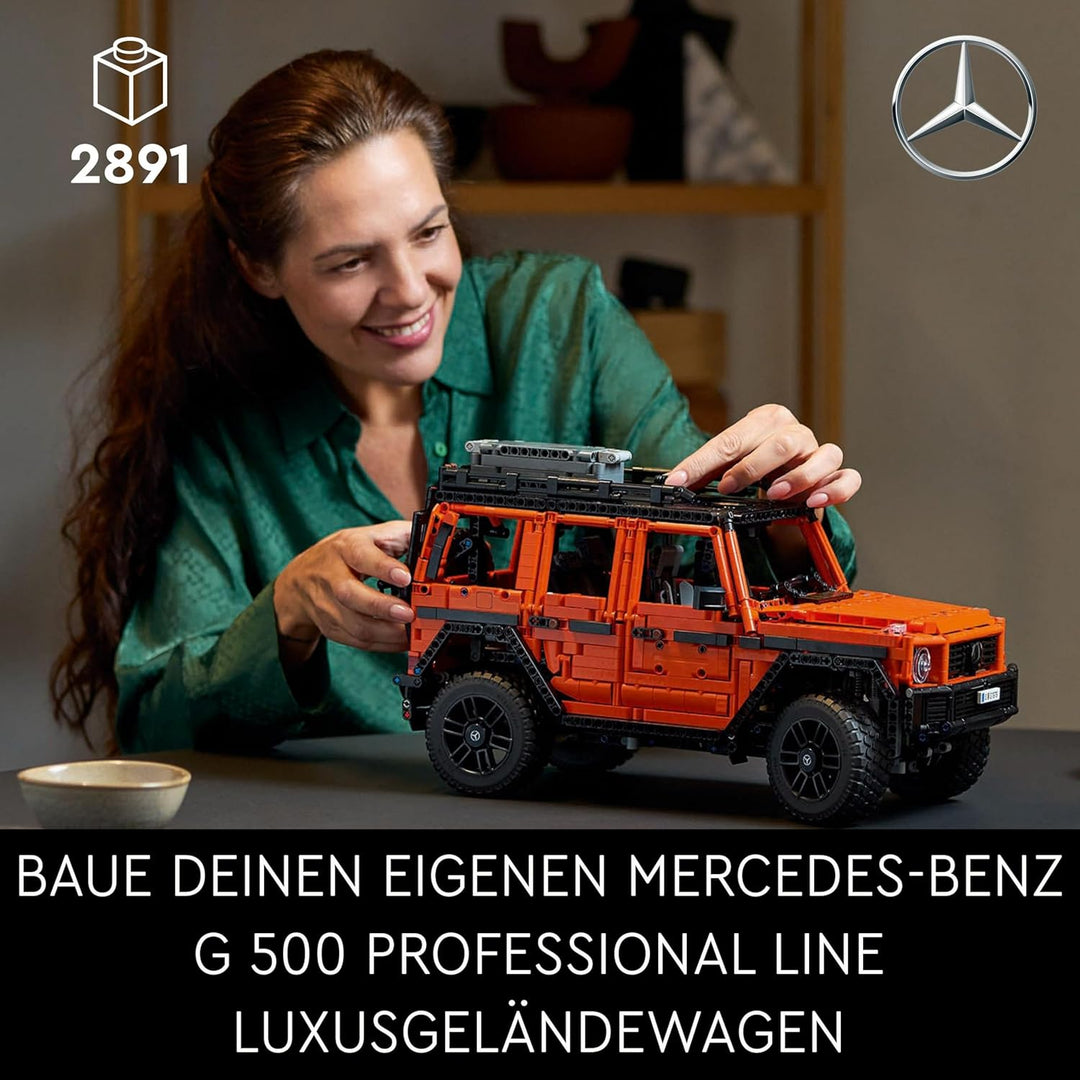 LEGO Technic Mercedes-Benz G 500 Professional Line, Bauset mit Auto-Modell der G-Klasse, Geschenk fü