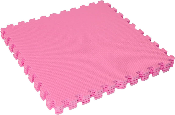 Sporttrend 24® 4 Schutzmatten ohne Randstücke Set in pink 60x60x1cm | 1,44qm | Bodenschutzmatte Unte