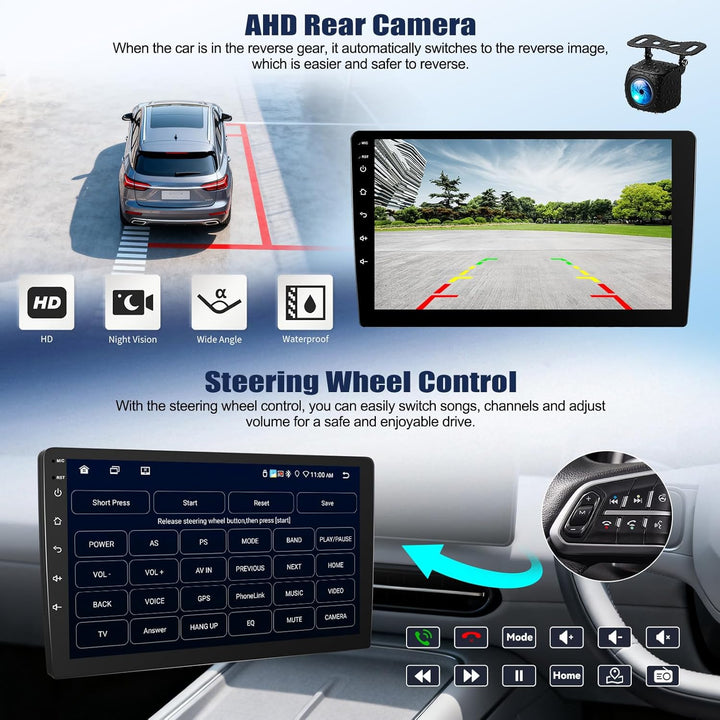 6+128G 8Kern Android 15 Autoradio für Ford Focus Klassiker 2004–2011 mit Wireless CarPlay Android Au