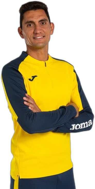 Joma Herren Eco Championship Sweatshirt Sweatshirt 6XS Gelb Marineblau, 6XS Gelb Marineblau