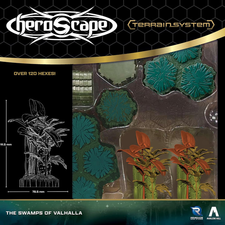 Renegade Game Studios Heroscape: The Swamps of Valhalla Terrain Expansion - Spiel-Erweiterung - Stra