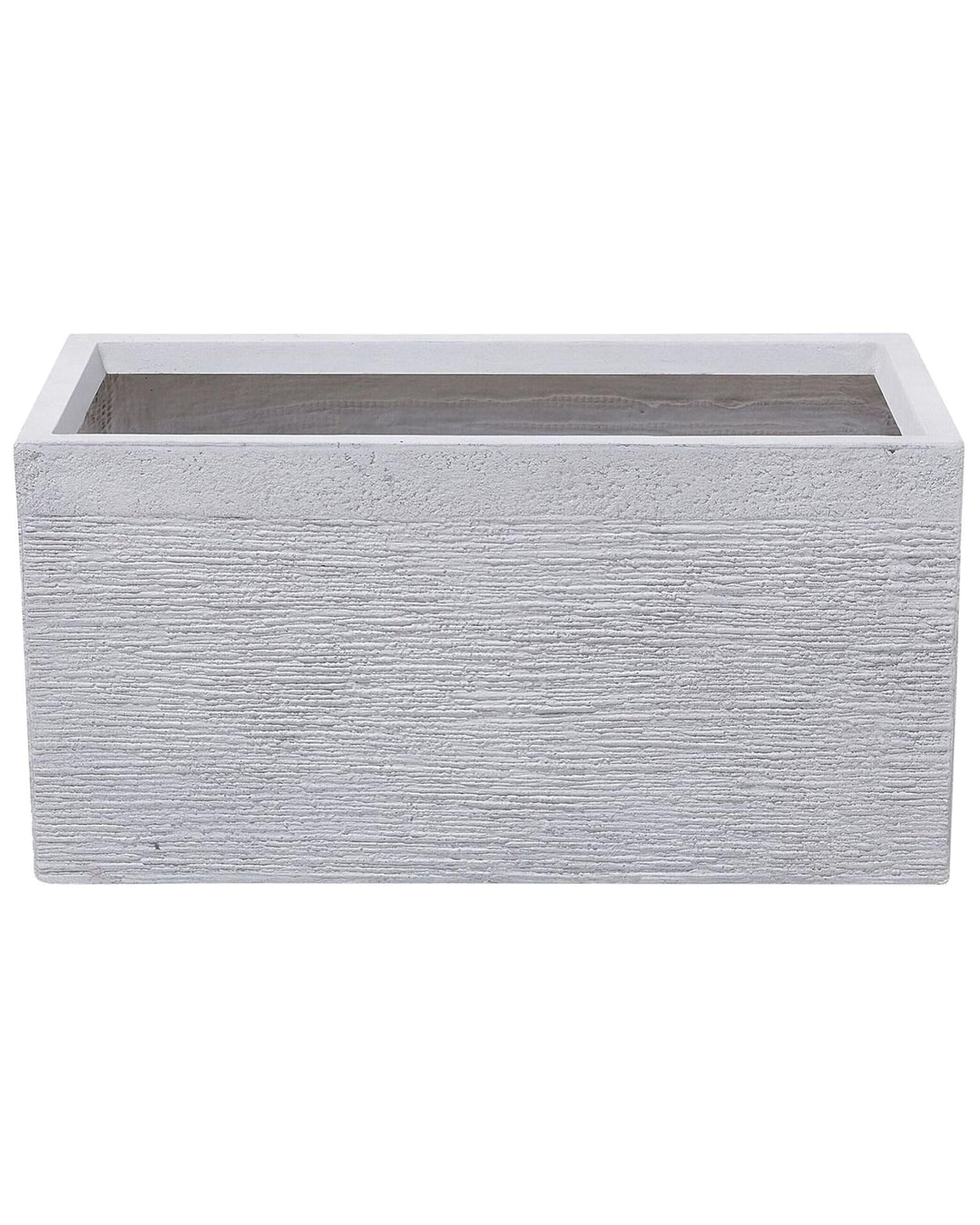 Praktischer Blumentopf 60 x 29 x 30 cm Steingemisch weiss Myra