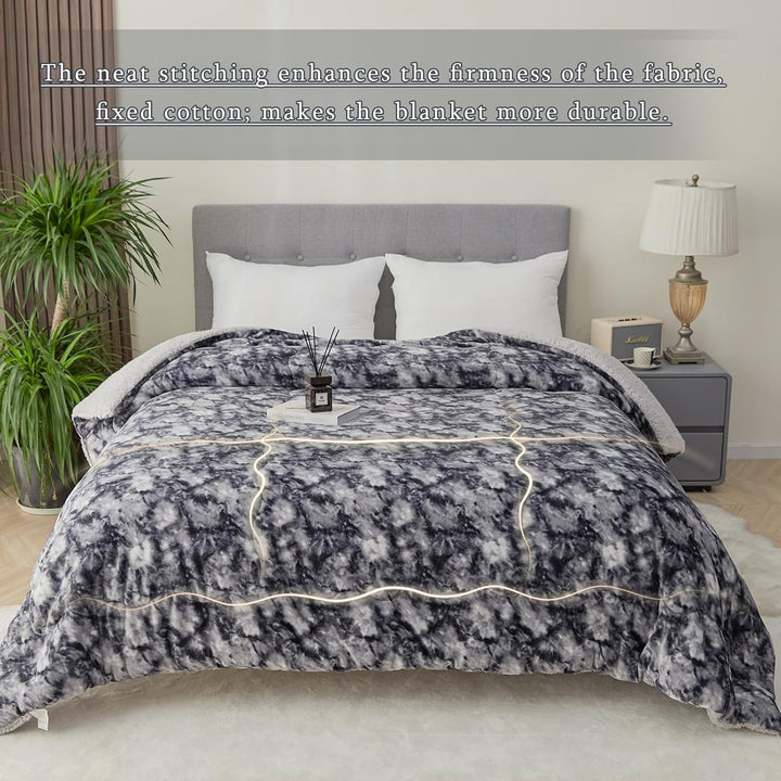 CHOSHOME Kuscheldecke Flauschig Kunstfelldecke Warm Sherpa Decke Grosse Weiche Flauschige Decke Dick