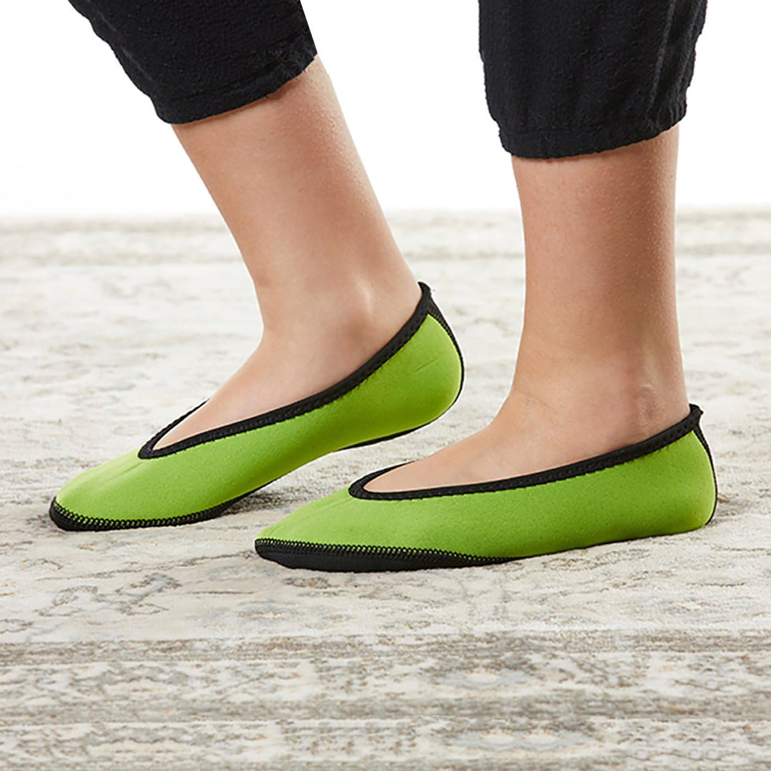 NuFoot Ballerinas Damenschuhe, Beste Faltbare &amp; Flexible Flats, Slippersocken, Reisehausschuhe &amp; Tra
