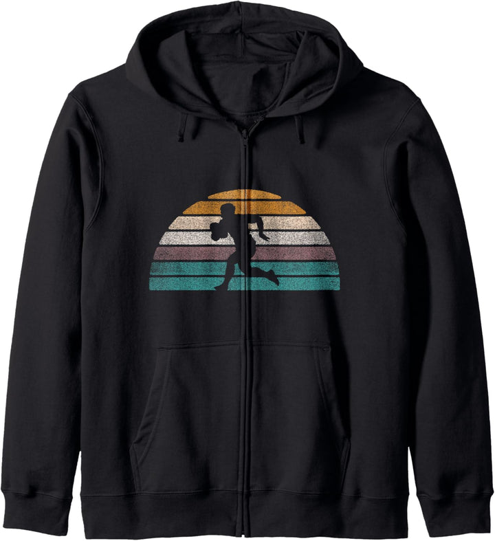 Geschenk für Rugby-Retro-Spieler Kapuzenjacke