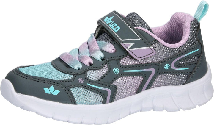 Lico Mädchen Alenia Vs Sneaker 21 EU Grau Türkis Lila, 21 EU Grau T&#xFC;rkis Lila