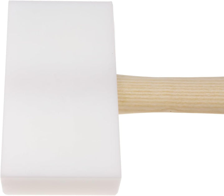 STUBAI SPENGLERHAMMER eckig 145 × 75 × 35 mm | Kunststoffkopf bunt | Hickorystiel ergonomisch | spli