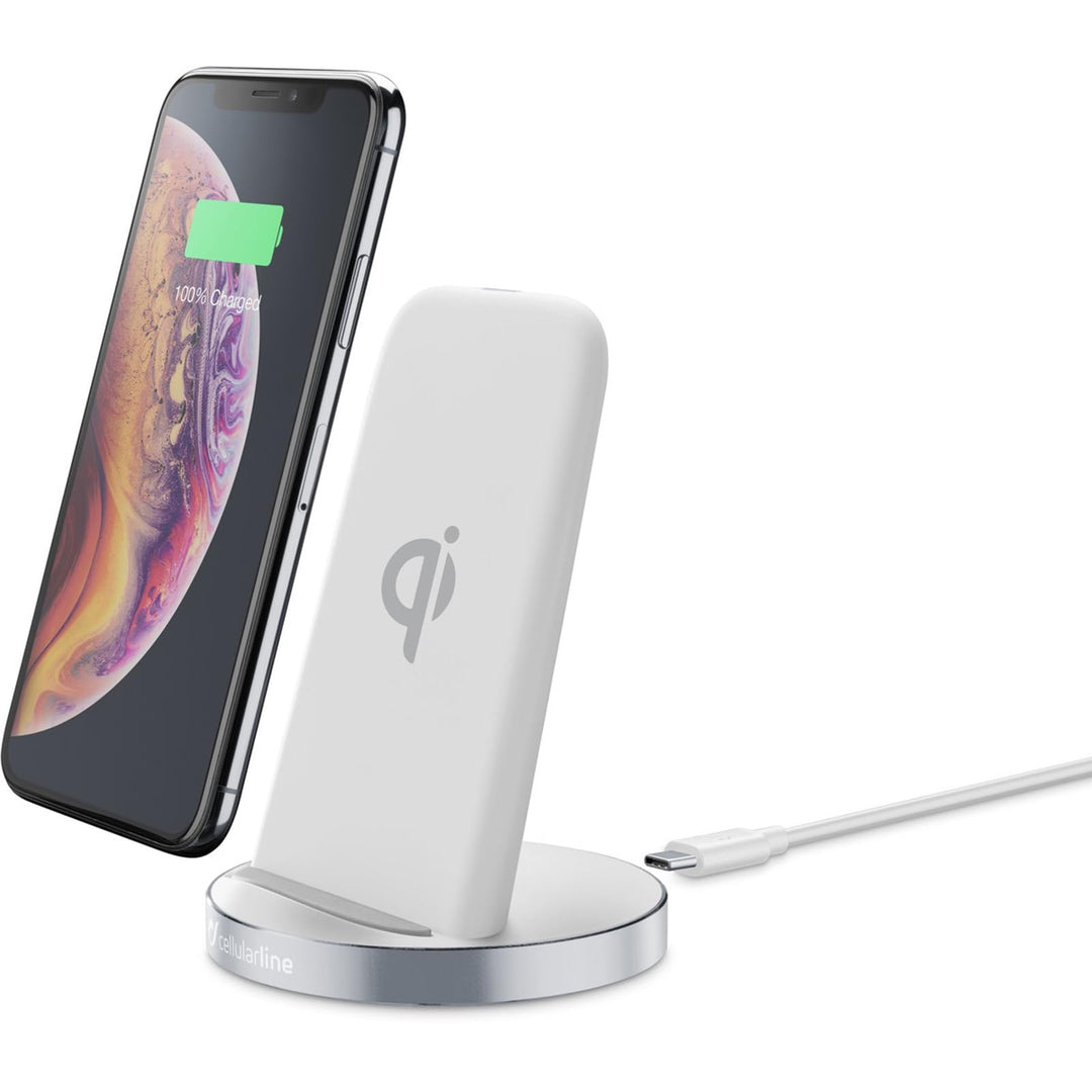 Cellularline | Wireless Netzwerk-Ladegerät | 12W kabellose Ladestation