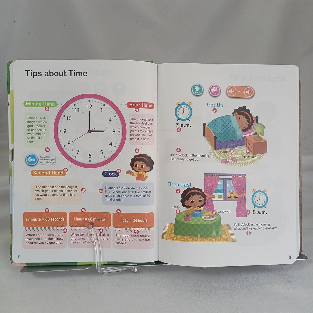 First English Words Book Sound, interaktives sprechendes Lernbuch, pädagogische Sprechbücher, Vokabe