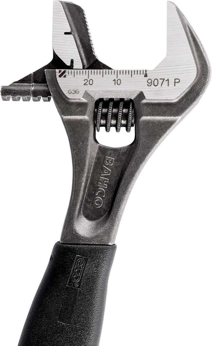 Bahco 9071 RP US Verstellbare Rohrzange Ergo, 20,3 cm, Schwarz 8 Zoll (ca. 20 cm) Schwarz, 8 Zoll (c