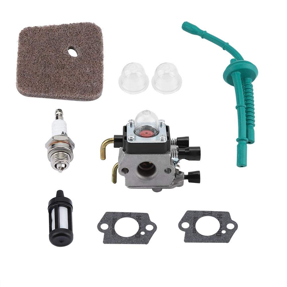 Vergasersatz für STIHL FS55 FS55R FS55RC FS38 KM55 HL45 KM55R Luftfilter Kraftstofftreiber Kit Kerze