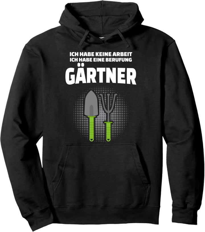 Gärtner, Landschaftsgärtner Design I Garten Motiv Pullover Hoodie