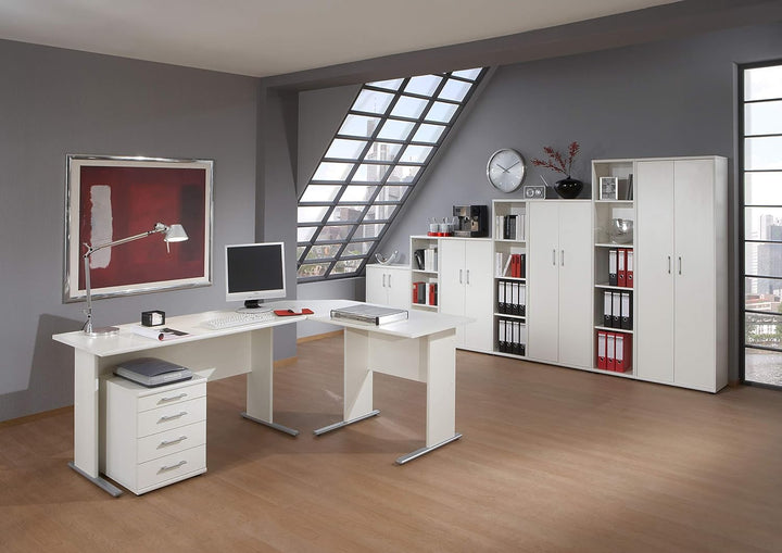Möbelpartner Milo Büro-Container, weiss, ca. 41,6 x 50,0 x 53,4 cm ca. 41,6 x 50,0 x 53,4 cm Weiss,