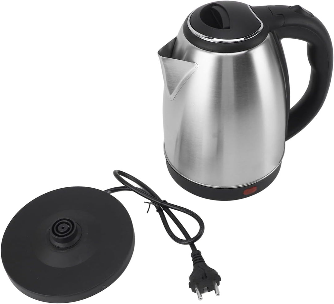 2L Wasserkocher 1000W, Edelstahl Schnellwasserkocher Tee Kaffee mit Automatischer Abschaltautomatik